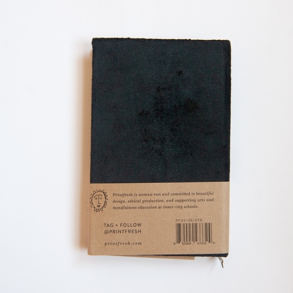 Nightly Mindfulness Workbook/Journal Velvet Hardcover - Picture 3 of 8